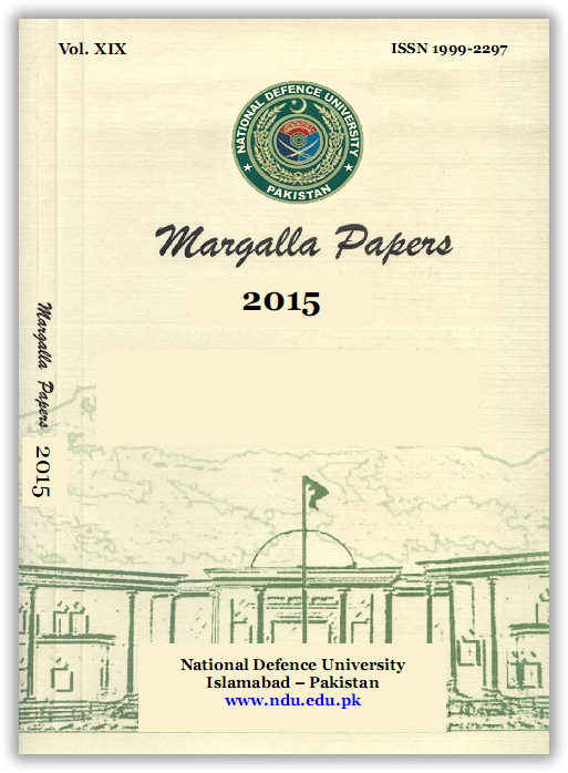 					View Vol. 19 No. - (2015): Margalla Papers
				