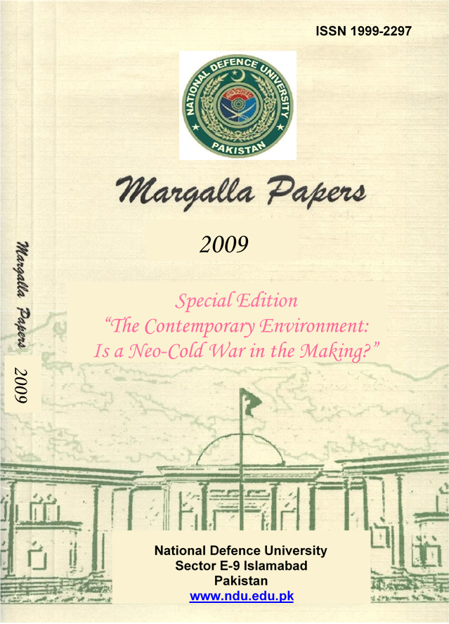 					View Vol. 13 No. 2 (2009): Margalla Papers (Special Issue)
				