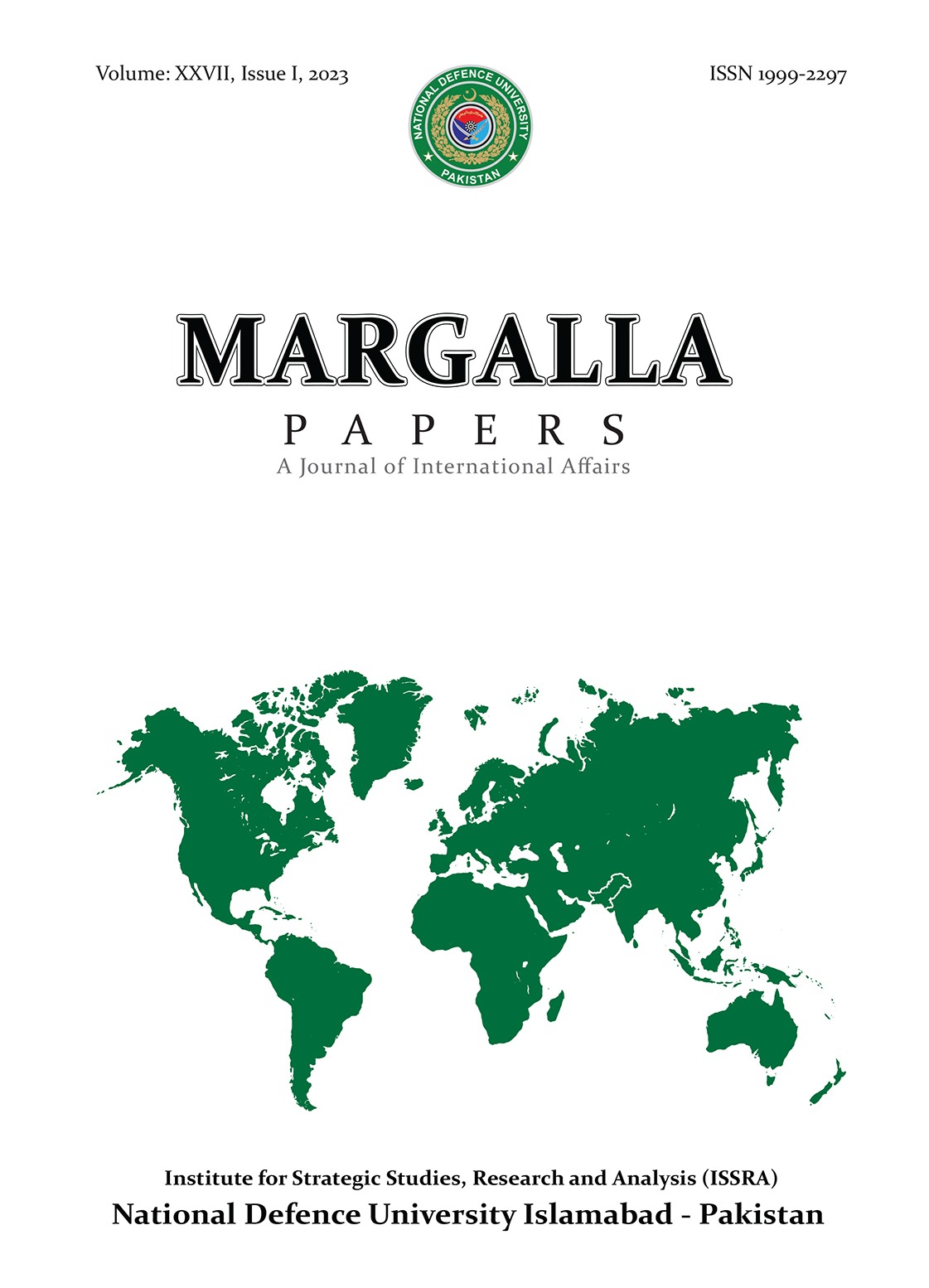					View Vol. 27 No. 1 (2023): Margalla Papers
				