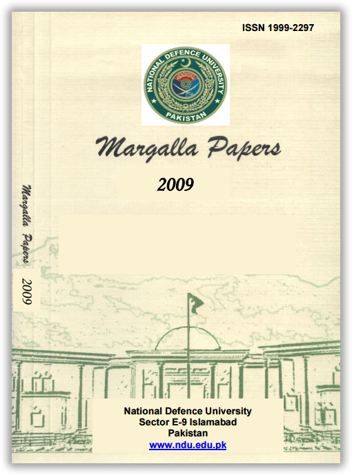 					View Vol. 13 No. 1 (2009): Margalla Papers
				