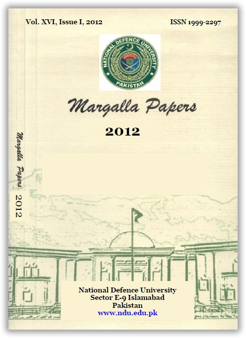 					View Vol. 16 No. 1 (2012): Margalla Papers
				
